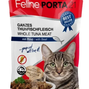 Porta21 Sobre de Atún con ternera para Gatos